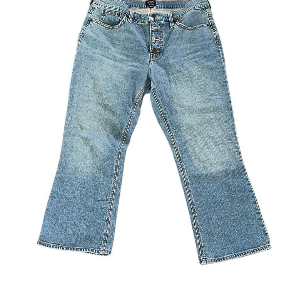 J.Crew mid rise flare crop Womens jeans, size 31 never worn